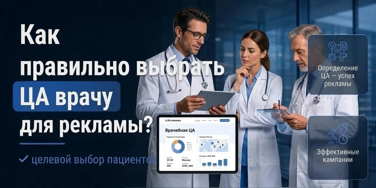 Как врачу найти "своих" пациентов: пошаговое руководство по выбору ЦА