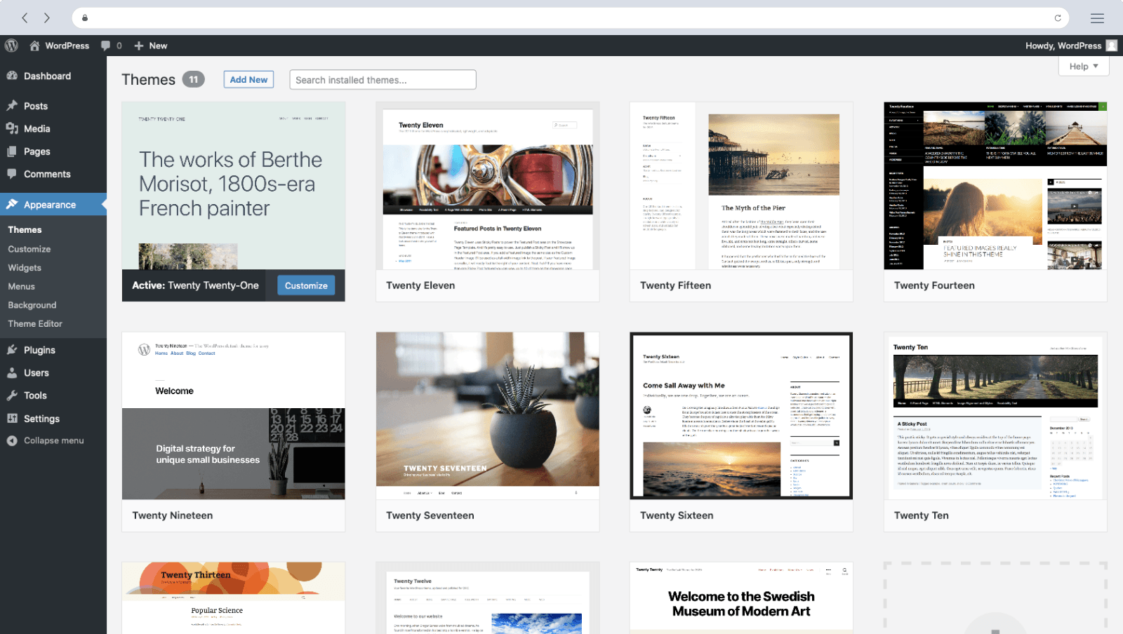Какие сайты можно делать на WordPress